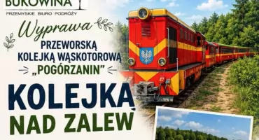 Wyprawa Wąskotorówką nad Zalew w  Łopuszce Małej 