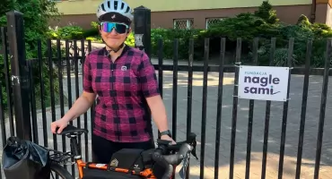 3333 kilometry na rowerze wsparciem dla osób w żałobie. „Droga Wdzięczności” Basi Pawluk