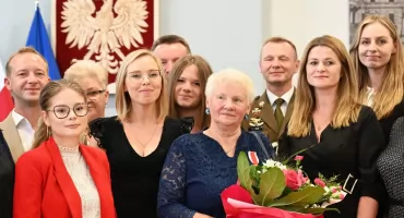 Pani Janina Sura z gminy Laszki wychowała pięcioro żołnierzy