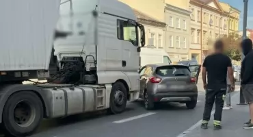 Incydent na ul. Grunwaldzkiej w Jarosławiu. Gdy policja przyjechała, na miejscu nie było już nikogo
