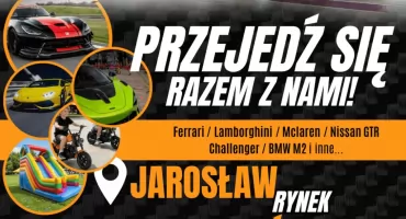 Piknik charytatywno-motoryzacyjny z Lamborghini, Ferrari, McLaren w Jarosławiu 