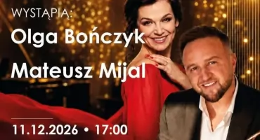 Koncert Mikołajkowy na rzecz chorych na mukowiscydozę. W Jarosławiu wystąpią Olga Bończyk i Mateusz Mijal